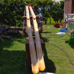 流しそうめんの竹加工ムービー 3minバージョン