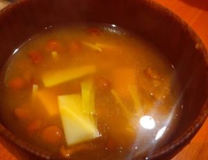 筍姫の味噌汁