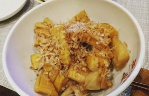 筍姫煮 鰹節かけ