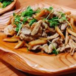 豚のしょうが焼きwith筍姫