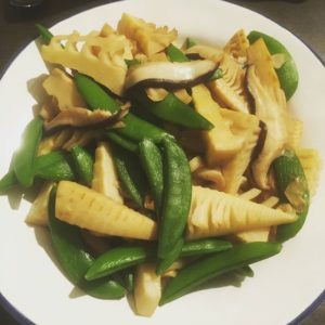 筍姫のバター醤油炒め