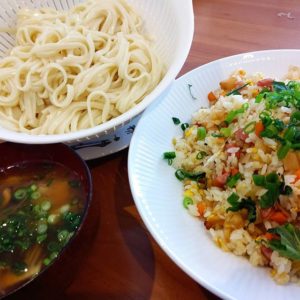 タケノコチャーハン&うどん Lunch