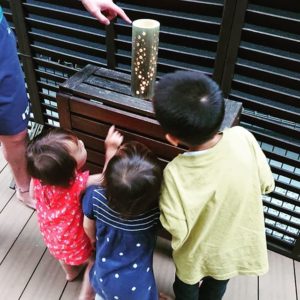 信号みたいな人たちと竹灯りづくり