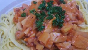 筍姫のトマトパスタ