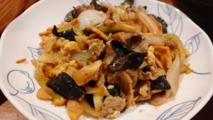 定食屋で出てきそうな筍姫炒めたやつ