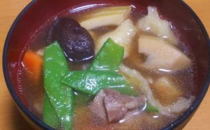 筍姫のすいとん汁