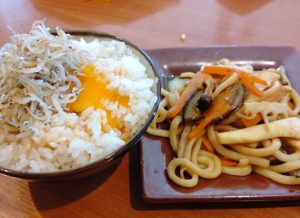 筍姫の焼きうどん