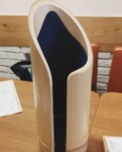 竹のワインクーラー