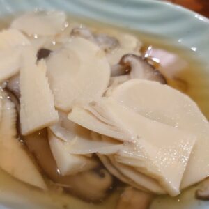しいたけと筍姫の出汁煮