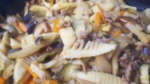 筍姫の細切り炒め