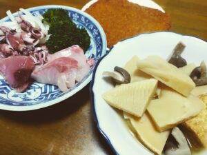 たけのこ×お刺身×フィッシュカツ