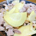 豚バラたけのこ炒め