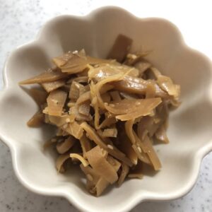 筍姫のきんぴら