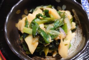 筍姫の木ノ芽あえ