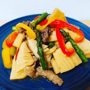 筍姫の彩り炒め