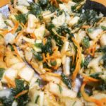 筍姫と三つ葉と春ニンジンのかき揚げ