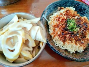 ヤキソバに相性抜群のたけのこ