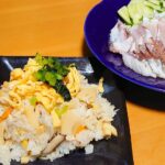 筍姫のちらし寿司&鯛の湯引き