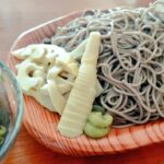 お蕎麦とタケノコ