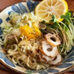 徳島の食材たっぷり♪ ゆずの香りでさっぱりな油そば