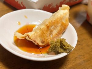 手づくりゆず胡椒×王将のギョーザ