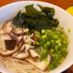 しいたけワカメそうめん🤤