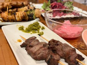 徳島自家製の「ゆず胡椒」×「焼き鳥」