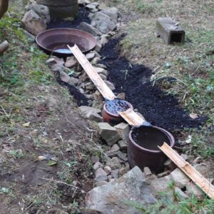 竹林にはちょろちょろ流れる川もあります！