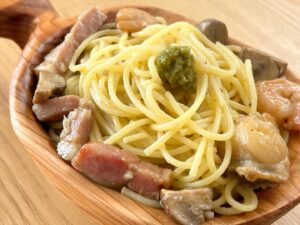 ニンニクとゆず胡椒激マシの「ペペロンチーノ」