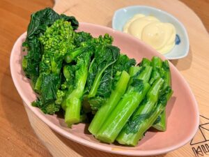 春といったらこの野菜　菜の花でカンパーイ！