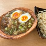 つけ麺 極太麺をたっぷりつけていただきます♪