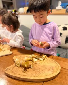 タケノコで子供の成長を感じる