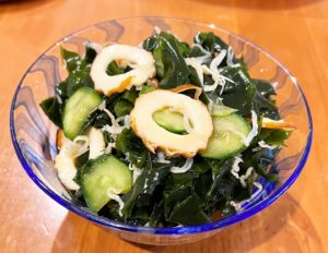 新物のワカメ酢のもの