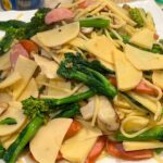 タケノコと菜の花で春パスタ♬