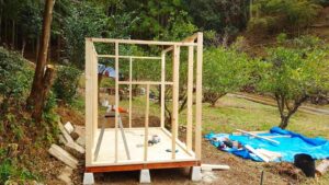 里山DIY  竹林にじいじの秘密基地！？