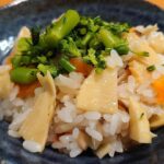 タケノコたっぷりの「かきまぜ寿司」