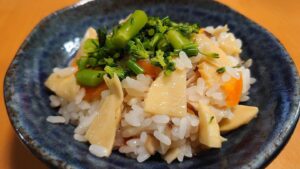 タケノコたっぷりの「かきまぜ寿司」