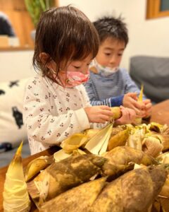 たけのこムキムキ