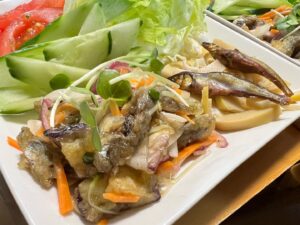 豆アジの南蛮漬け＆たけのこ炊いたやつ