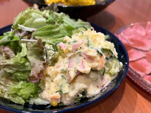 イモとキュウリ消費　夏ポテサラ