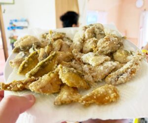 豆アジの唐揚げ