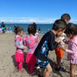 夏の思い出　海＆かき氷　