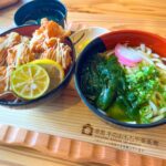 徳島メシ 阿波尾鶏のからあげ丼&わかめうどん
