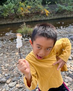 はじめての焼きマシュマロ