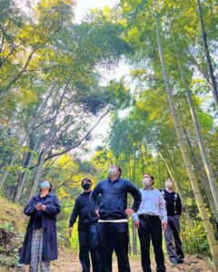 秋の里山で竹林浴♪