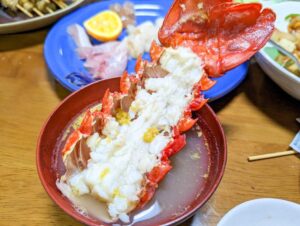 徳島の年末年始のご馳走『伊勢エビ汁』🦐