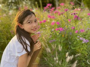 阿波たけのこ農園のモデルさん　かわいすぎる自然フォト