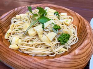 徳島・阿南がたっぷりな『タケノコパスタ』