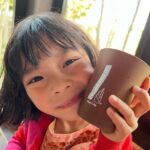 竹のタンブラーで水分補給🥛