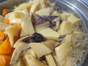 たけのこ️×しいたけ